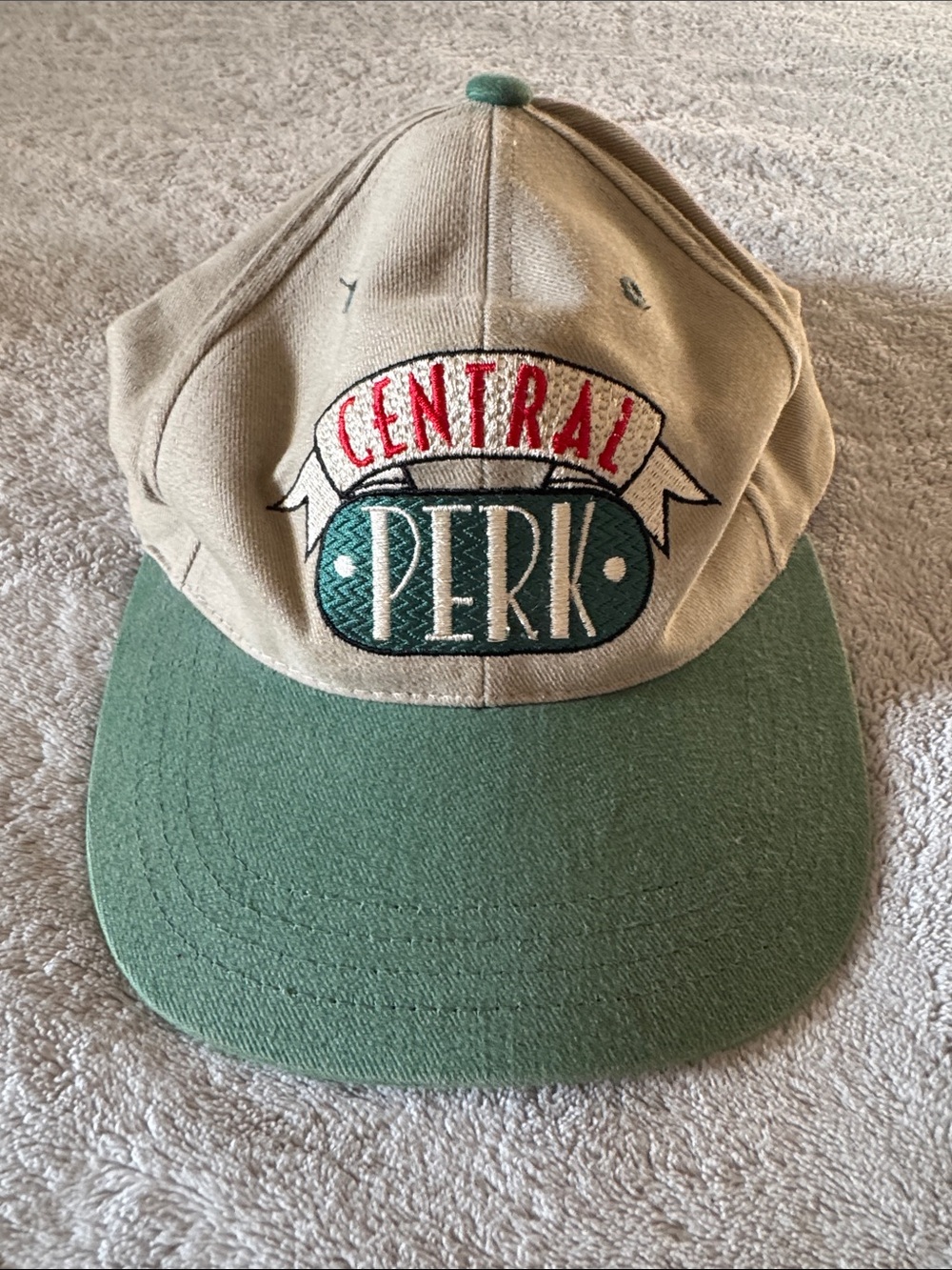 Vintage Friends Central Perk Baseball Cap 1995 Embroidered Strapback Hat